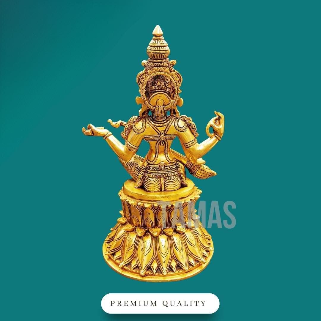 Brass Saraswati Maa  Idol